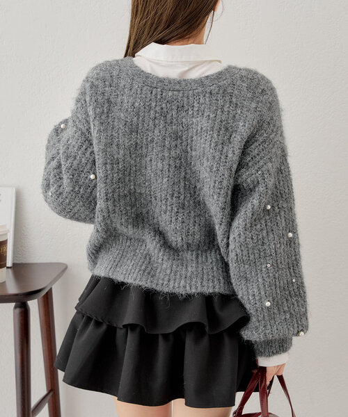 「Chico」 長袖ニット FREE アイボリー レディース_画像5