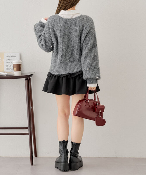 「Chico」 長袖ニット FREE アイボリー レディース_画像9