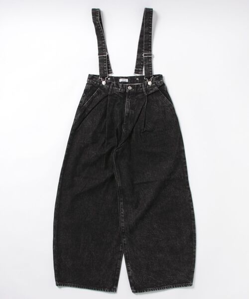 「LOWRYS FARM」 デニムパンツ LARGE ブラック レディース_画像2