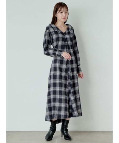 SNIDEL（スナイデル） シャツワンピース 0 ピンク レディース