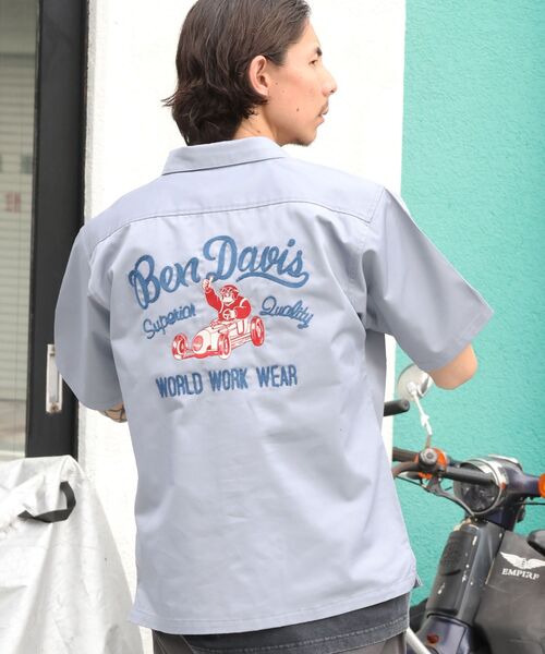 BEN DAVIS（ベンデイビス） シャツ 「」RACER S/S WORK SHIRT / 半袖