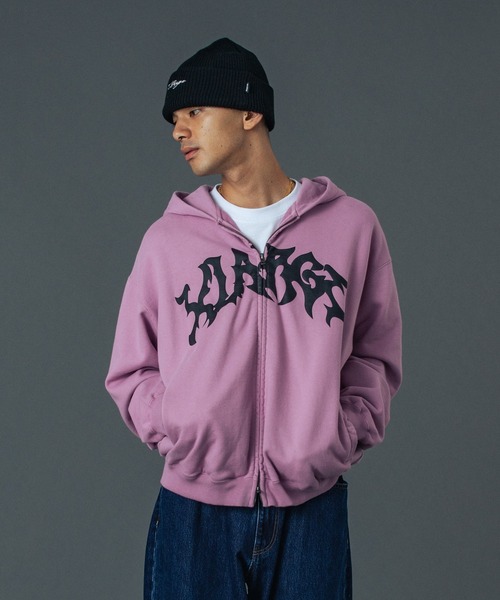 XLARGE（エクストラ ラージ） パーカー DISTORTED LOGO ZIP UP HOODED