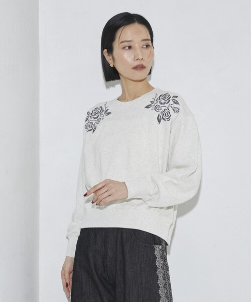 「Firsthand」 スウェットカットソー FREE チャコールグレー レディース_画像5