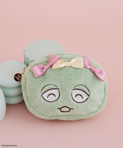 Maison de FLEUR（メゾンドフルール） ポーチ ガチャピン フェイス