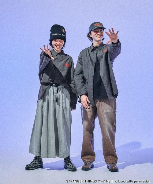 niko and…（ニコアンド） シャツ 「STRANGER THINGS」コラボ