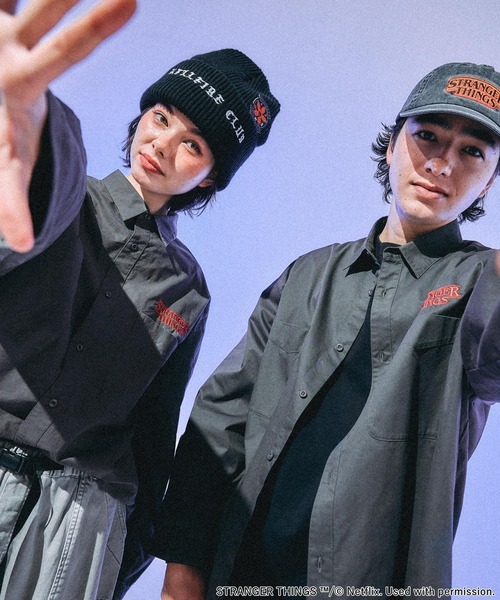 niko and…（ニコアンド） シャツ 「STRANGER THINGS」コラボ