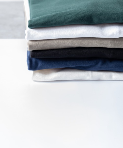 「NYLAUS」 長袖Tシャツ M ネイビー メンズ_画像4