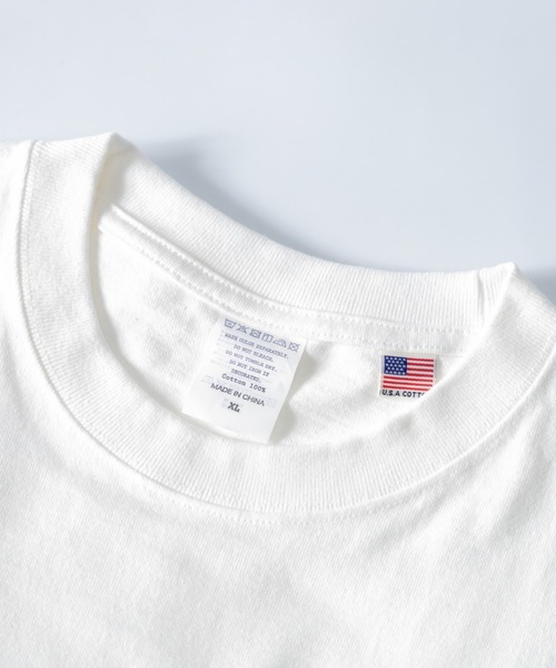 「NYLAUS」 長袖Tシャツ M ネイビー メンズ_画像6