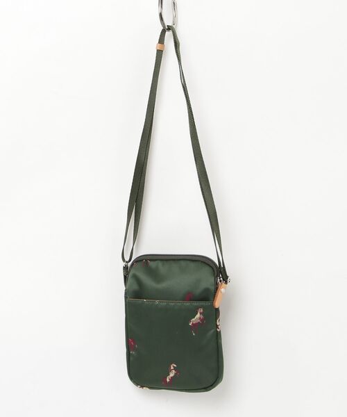 ロラライハリス♡ライトグリーンベルベット♡刺繍と本革コラボ三日月ショルダーバッグ russet（ラシット） ショルダーバッグ FREE グリーン レディース
