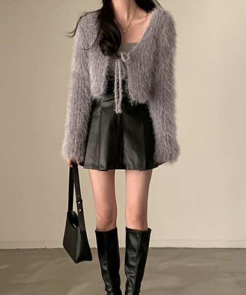 「Ulysses」 ニットカーディガン F グレー レディース_画像9