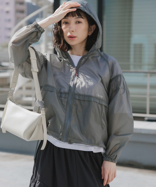 NANGA ナンガ 撥水シアージャケット 2026SS グレー レディースM NANGA（ナンガ） ブルゾン アウター SHEER JACKET W シアー