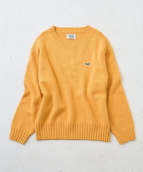 「TOWNCRAFT」 長袖ニット フリ- ブラック レディース_画像5