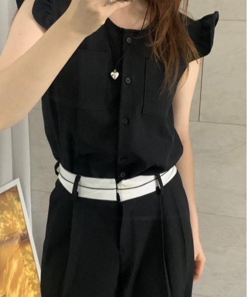 「N.s」 セットアップ M モカ レディース_画像4