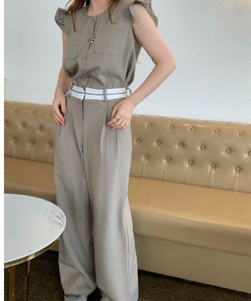 「N.s」 セットアップ M モカ レディース_画像8