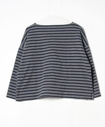 「ORCIVAL」 ボーダー柄7分袖Tシャツ FREE グレー メンズの画像2