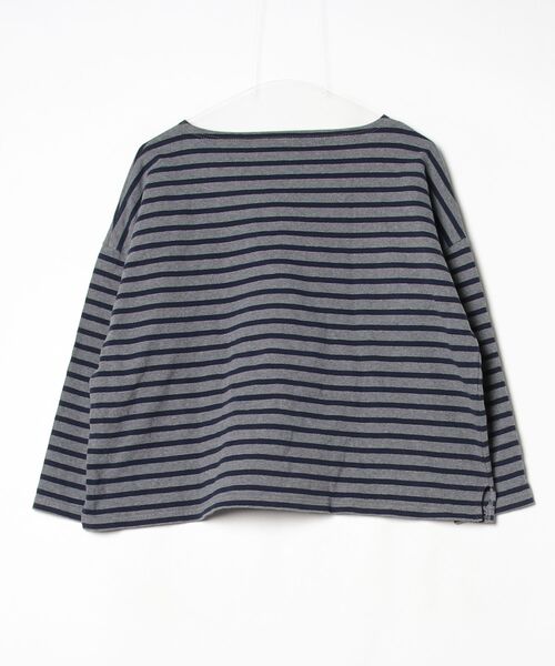 「ORCIVAL」 ボーダー柄7分袖Tシャツ FREE グレー メンズ_画像2