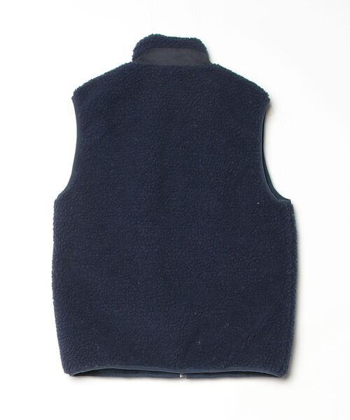 「TAION」 ダウンベスト S ネイビー メンズ_画像2