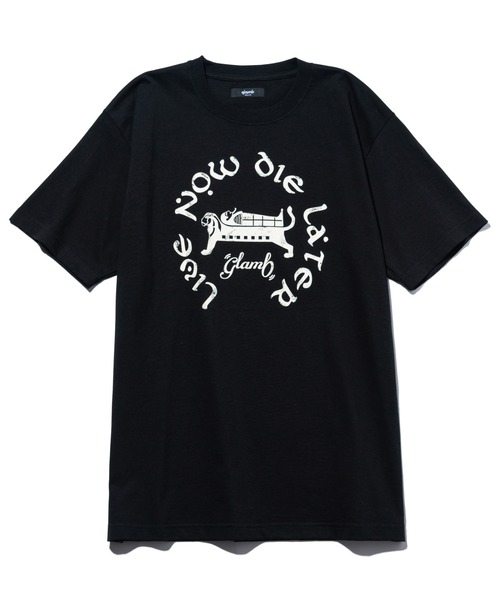 「glamb」 半袖Tシャツ S ベージュ メンズ_画像4