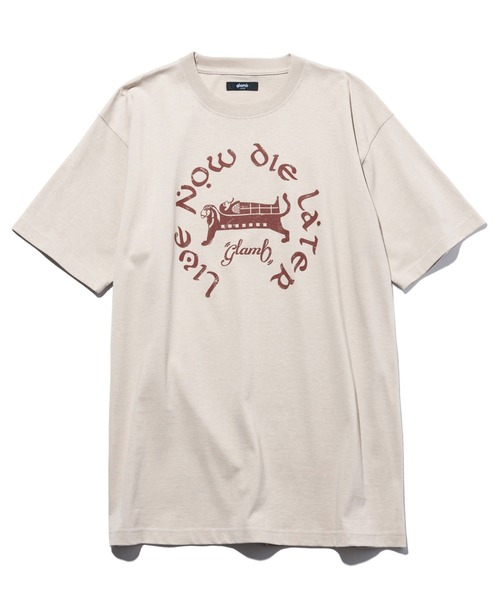 「glamb」 半袖Tシャツ S ベージュ メンズ_画像5