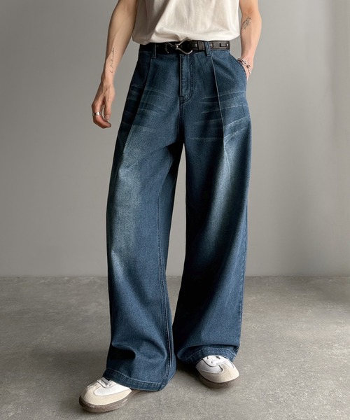 「Classical Origin」 デニムパンツ LARGE インディゴブルー メンズ_画像5