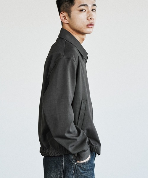 WYM LIDNM ブルゾン アウター TWILL STITCH LINE SHORT BLOUSON メンズ