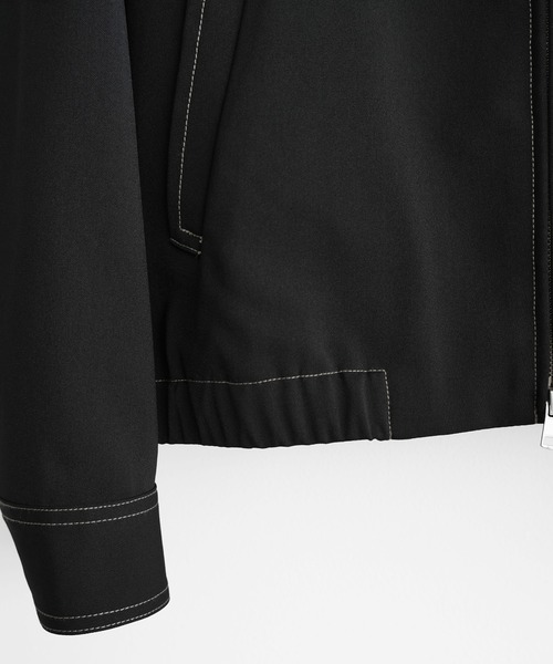 WYM LIDNM ブルゾン アウター TWILL STITCH LINE SHORT BLOUSON メンズ