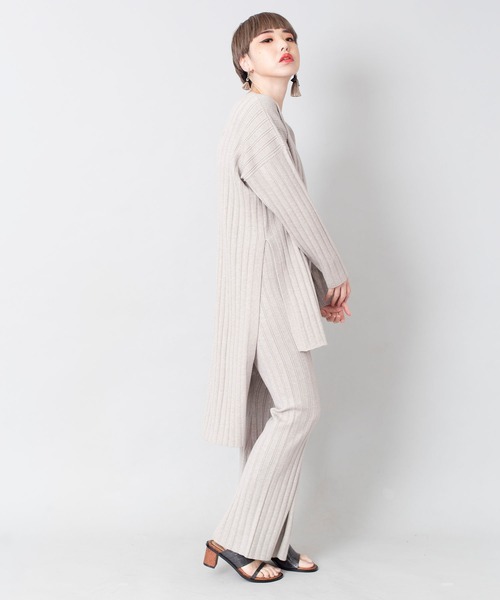 「OSMOSIS」 「LE TRICOT」長袖ニット ONE SIZE ブラック レディース_画像6
