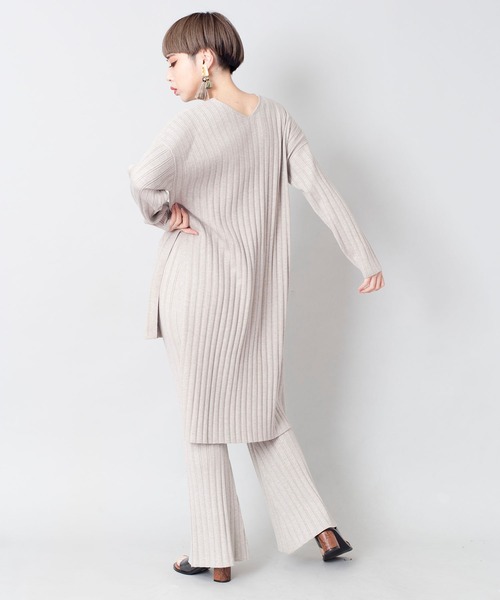 「OSMOSIS」 「LE TRICOT」長袖ニット ONE SIZE ブラック レディース_画像9
