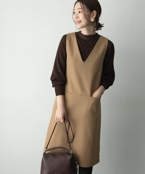 URBAN RESEARCH ROSSO WOMEN」 サロペットスカート 38 ブラウン