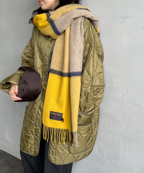 TWEED MILL（ツイードミル） ストール F イエロー レディース