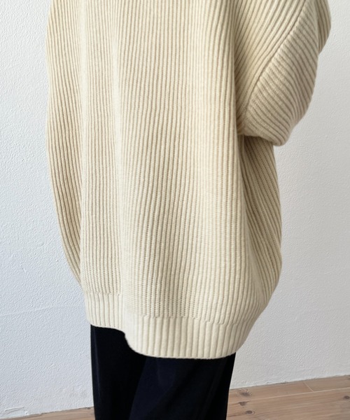 「wee9s」 長袖ニット FREE アイボリー レディース_画像9