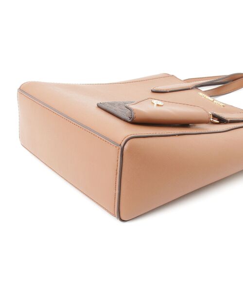 「MICHAEL KORS」 ワンポイント2WAYバッグ - ブラウン レディース