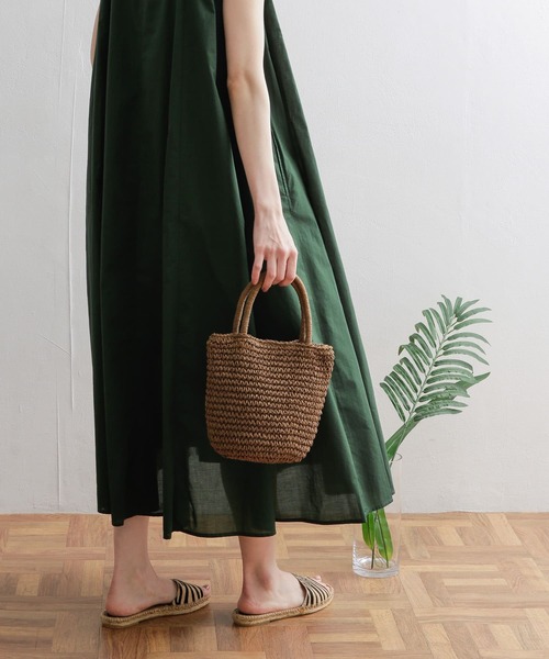 「URBAN RESEARCH DOORS」 ノースリーブワンピース MEDIUM ネイビー レディース_画像5