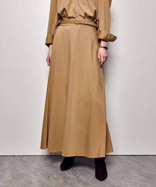 「allureville」 フレアスカート 2 グリーン レディース_画像2