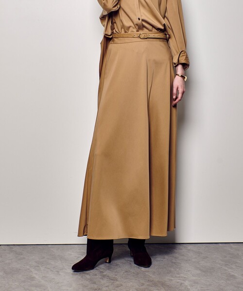 「allureville」 フレアスカート 2 グリーン レディース_画像4