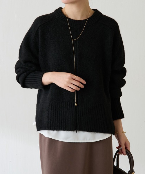 「COLLAGE GALLARDAGALANTE」 ノースリーブニット FREE ブルー レディース_画像6