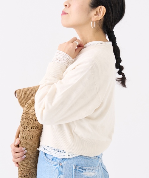 「IENA LA BOUCLE」 ニットボレロ - ベージュ レディース_画像8