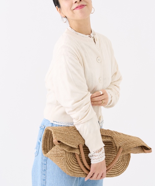 「IENA LA BOUCLE」 ニットボレロ - ベージュ レディース_画像10