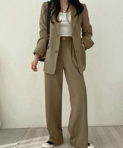 「Miniministore」 セットアップ L オフホワイト レディース_画像3