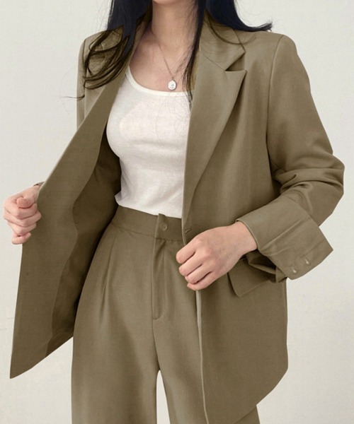 「Miniministore」 セットアップ L オフホワイト レディース_画像4