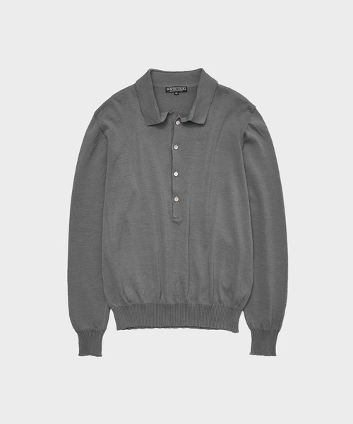 SOSHIOTSUKI（ソウシオオツキ） セーター ニット DRAPED PLACKET POLO