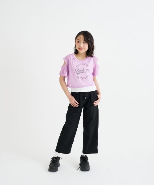 PINK-latte（ピンクラテ） パンツ イージーロングパンツ キッズ 子供服