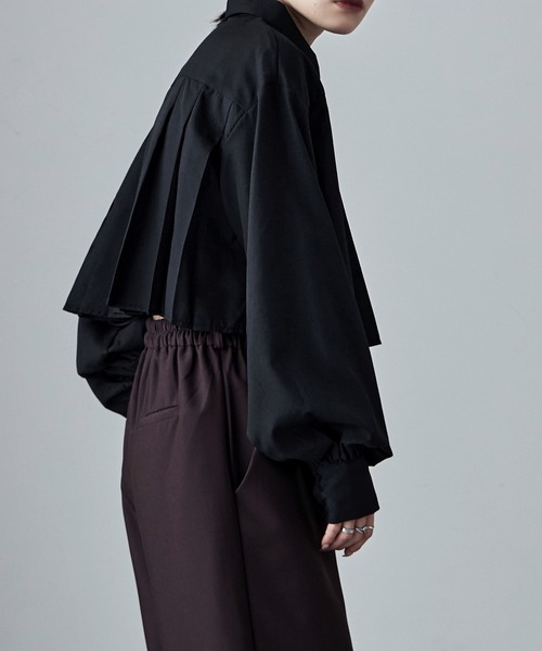 「etoll.」 長袖シャツ M ブラック レディース_画像3