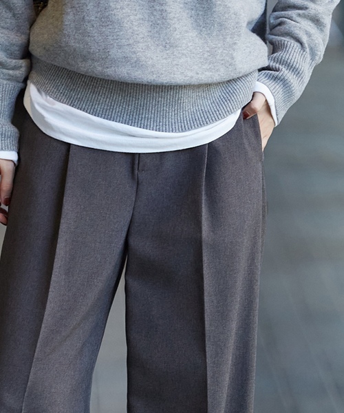 「JOURNAL STANDARD」 スラックス 38 グレー レディースの画像