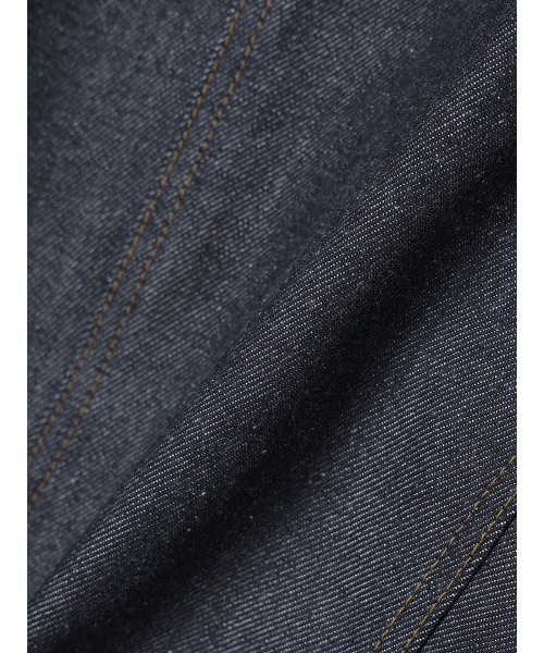 「anuans」 デニムジャケット MEDIUM ネイビー レディースの画像