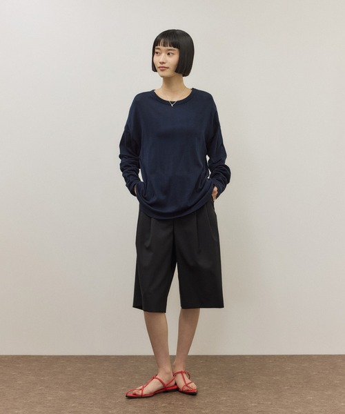 tシャツ 「Miller for ADAM ET ROPE'」別注 L/S SHEER TEE（2PACK） レディースの画像