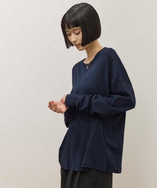 tシャツ 「Miller for ADAM ET ROPE'」別注 L/S SHEER TEE（2PACK） レディースの画像
