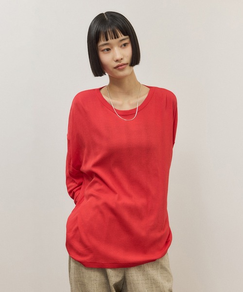 tシャツ 「Miller for ADAM ET ROPE'」別注 L/S SHEER TEE（2PACK） レディースの画像