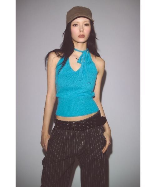 LAGUA GEM（ラグアジェム） ニット セーター HALTER NECK COMPACT