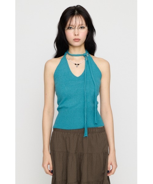 LAGUA GEM（ラグアジェム） ニット セーター HALTER NECK COMPACT